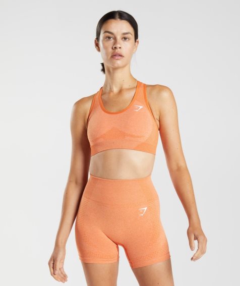 Gymshark Vital Seamless 2.0 Sport Bh Damen Orange | 93152NBPU