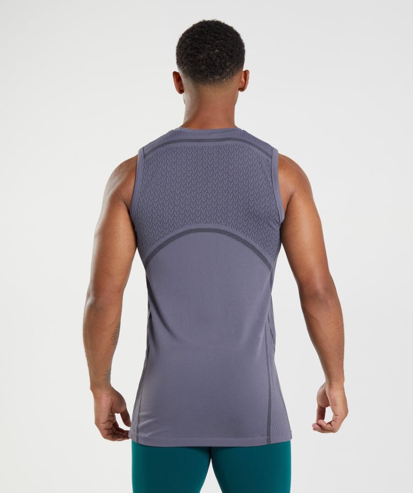 Gymshark 315 Seamless Muskelshirt Herren Lila | 90216LEMK