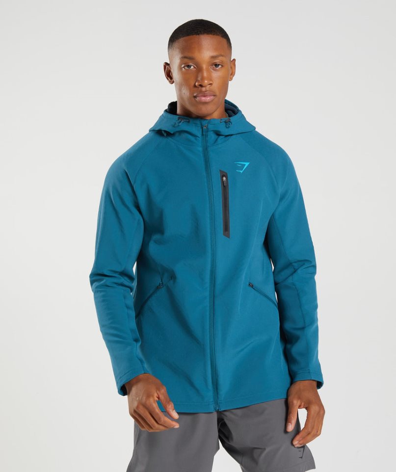 Gymshark Apex Jacke Herren Türkis | 70832VFJL