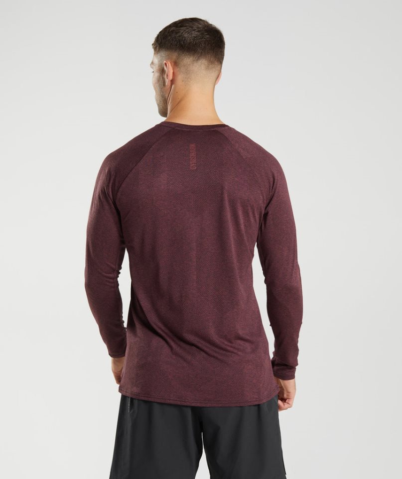 Gymshark Apex Long Sleeve T-shirts Herren Dunkelbraun | 27913UXJQ