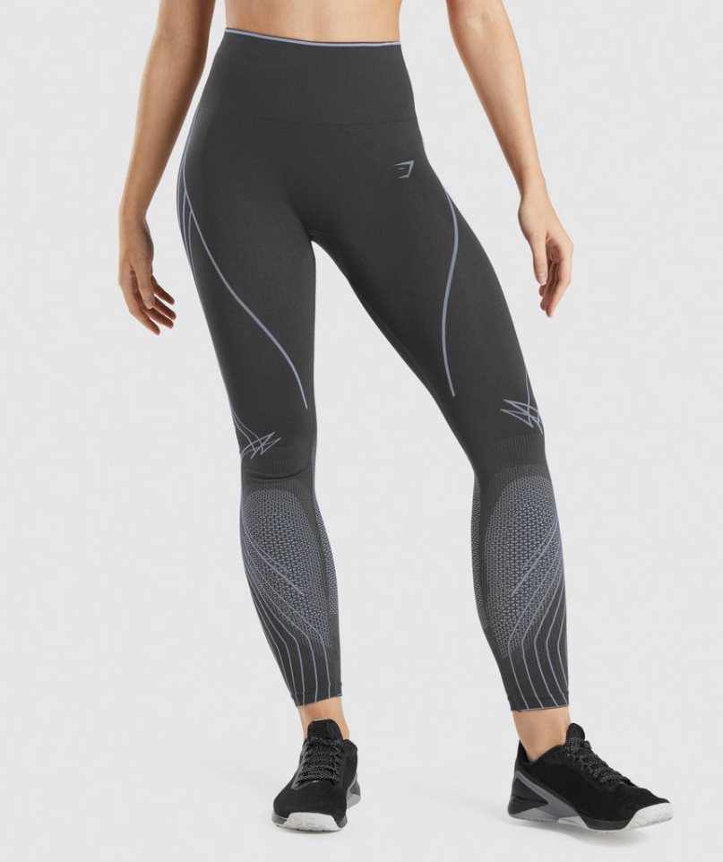 Gymshark Apex Seamless High Rise Leggings Damen Schwarz | 23816DVPB