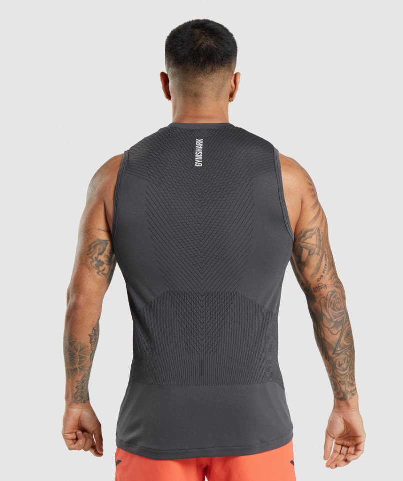 Gymshark Apex Seamless Muskelshirt Herren Schwarz | 54302TVHI