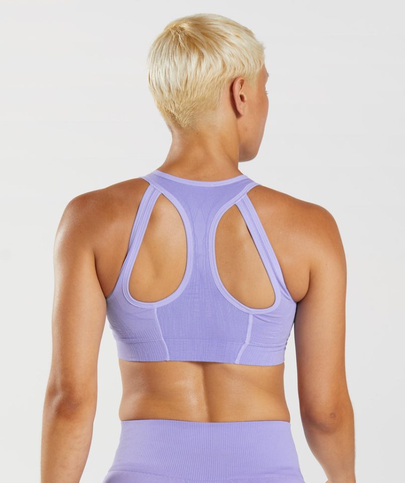 Gymshark Apex Seamless Sport Bh Damen Lavendel | 31654TJVE