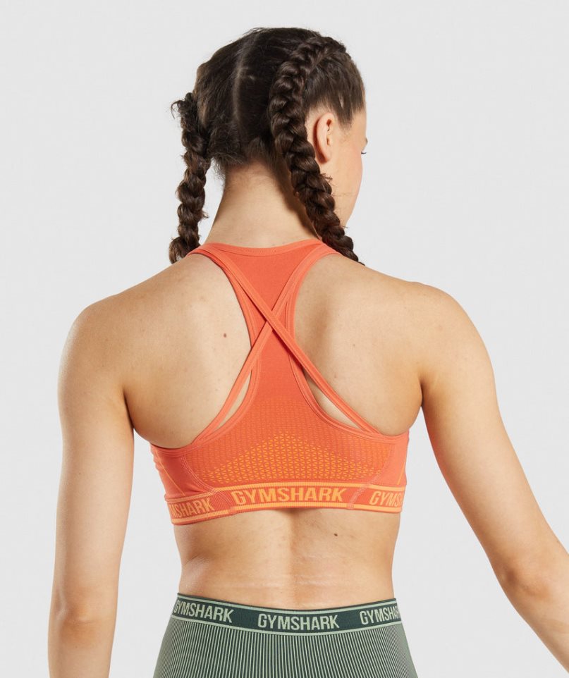 Gymshark Apex Seamless Sport Bh Damen Orange | 03876CUVG