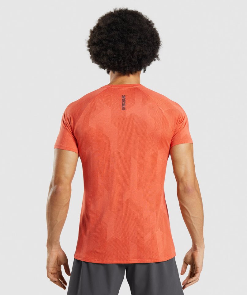 Gymshark Apex T-shirts Herren Orange | 03768HONE