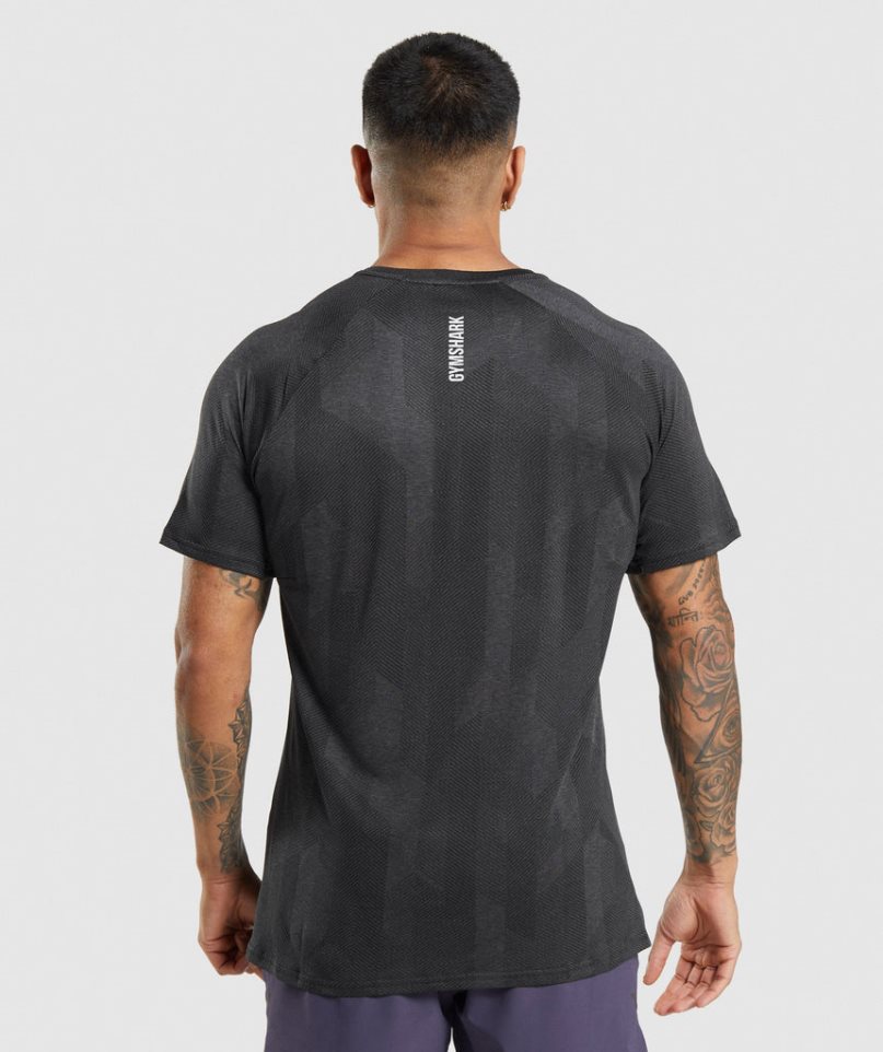 Gymshark Apex T-shirts Herren Schwarz | 45308HSRX