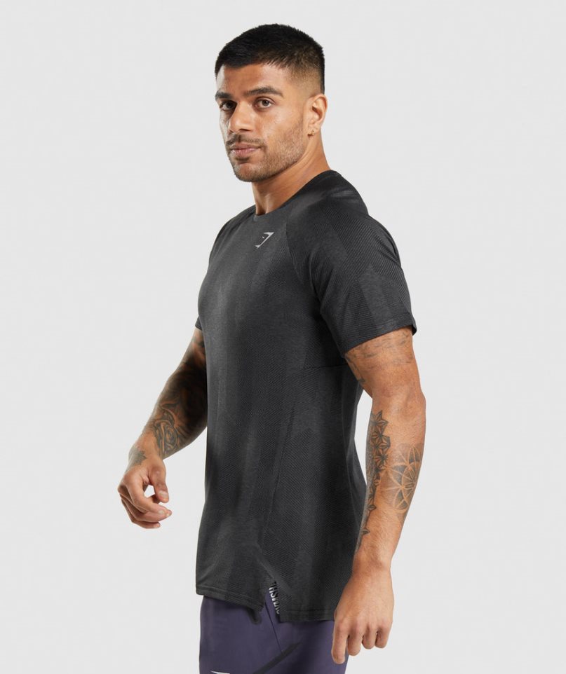 Gymshark Apex T-shirts Herren Schwarz | 45308HSRX