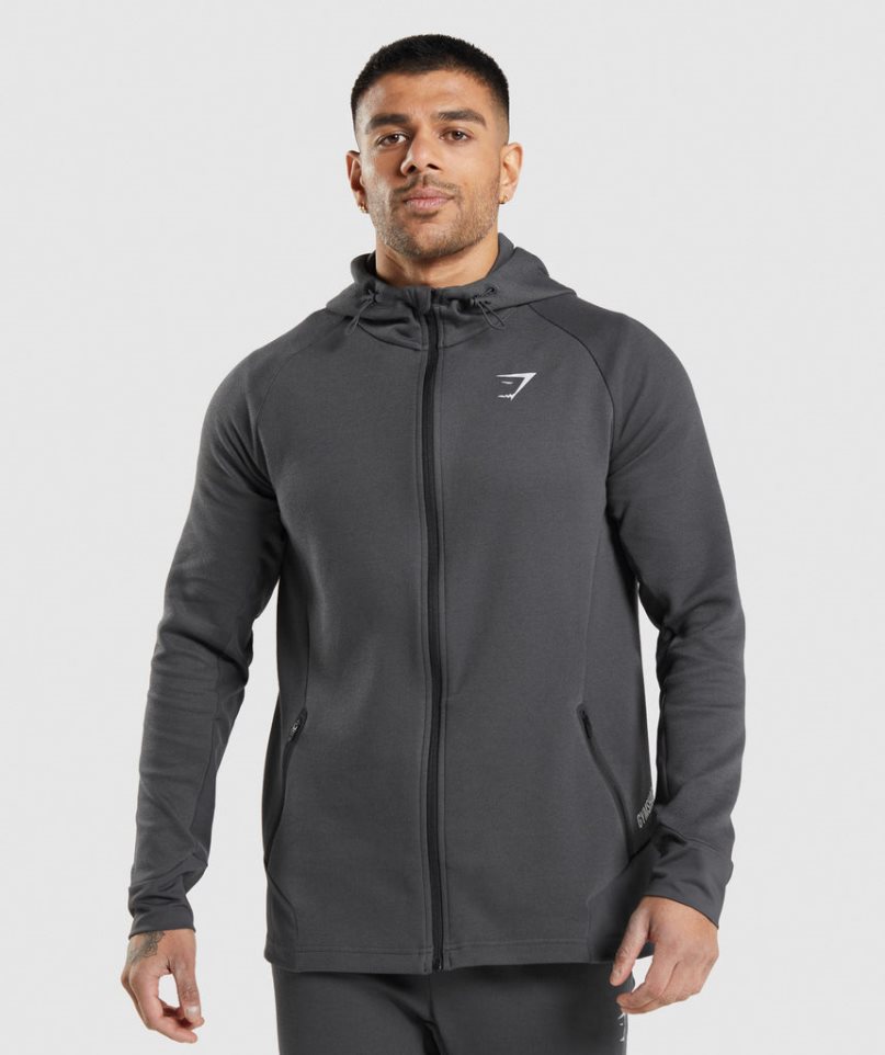 Gymshark Apex Technical Jacke Herren Dunkelgrau | 27386FVAL