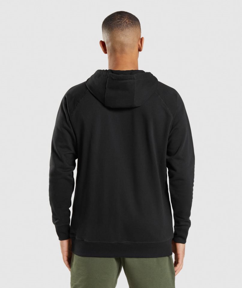 Gymshark Apollo Hoodie Herren Schwarz | 16739XRBS