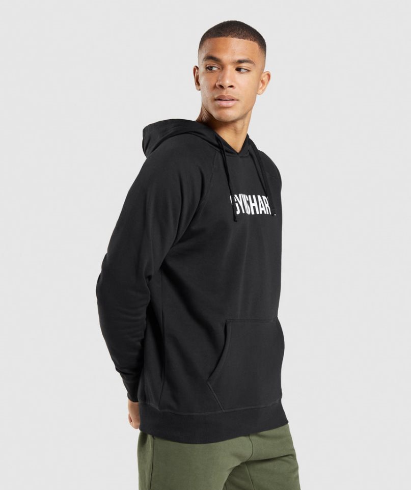 Gymshark Apollo Hoodie Herren Schwarz | 16739XRBS