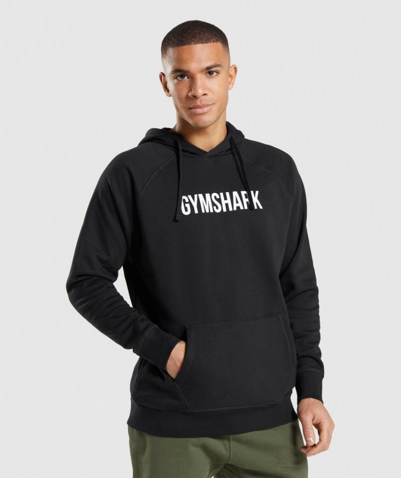 Gymshark Apollo Hoodie Herren Schwarz | 16739XRBS