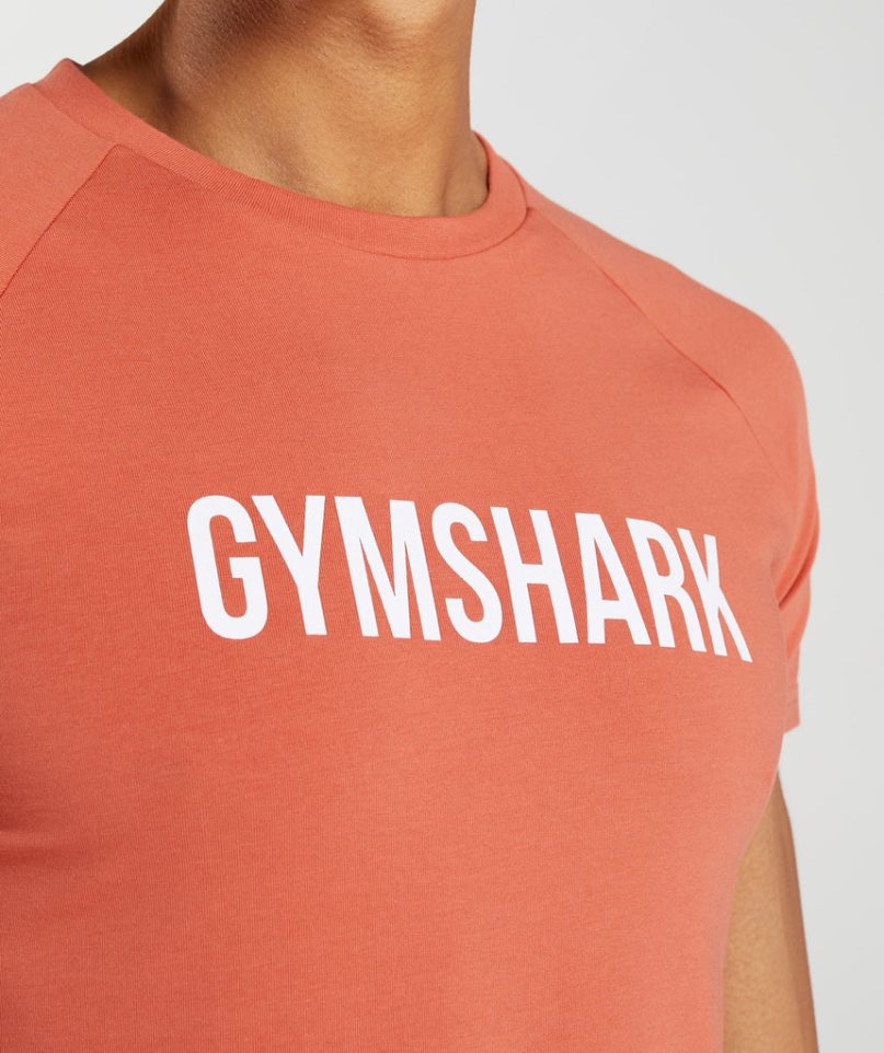 Gymshark Apollo T-shirts Herren Orange | 63742EHUW