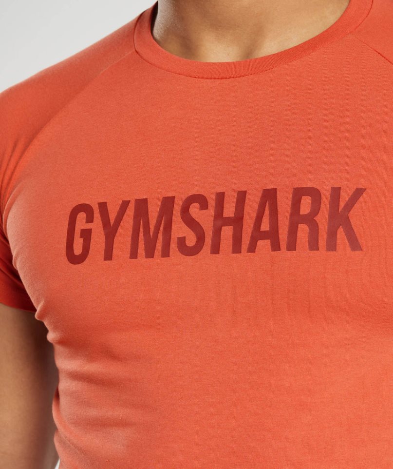 Gymshark Apollo T-shirts Herren Orange | 73215MZVT