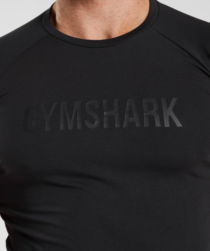 Gymshark Apollo T-shirts Herren Schwarz | 18904CYJG