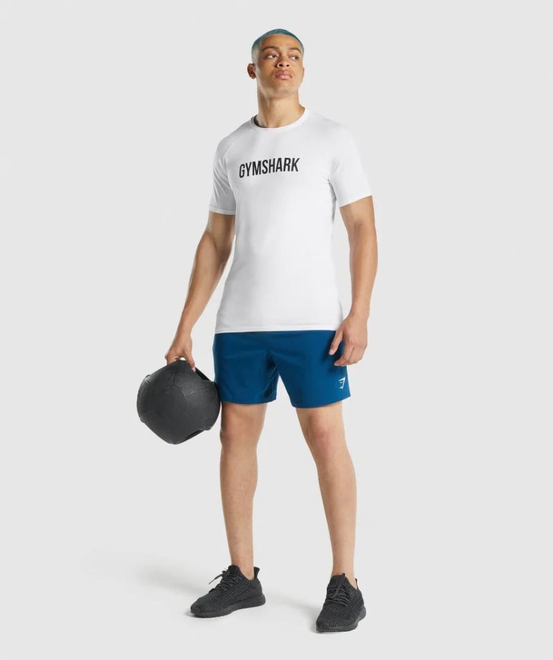 Gymshark Apollo T-shirts Herren Weiß | 27851KSLQ