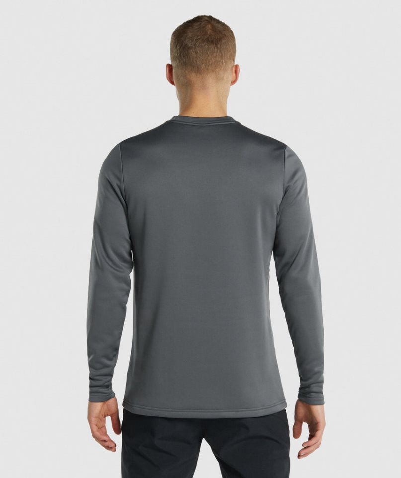 Gymshark Arrival Crew Sweatshirts Herren Dunkelgrau | 62089ICGH