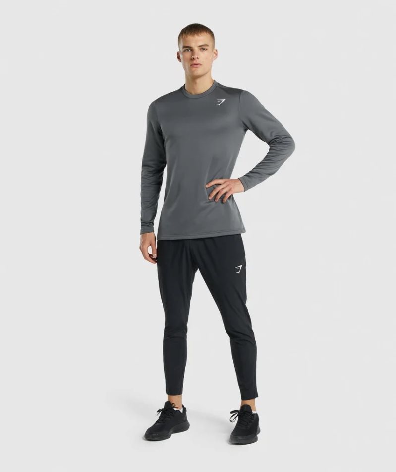 Gymshark Arrival Crew Sweatshirts Herren Dunkelgrau | 62089ICGH