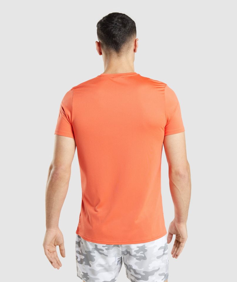 Gymshark Arrival Graphic T-shirts Herren Orange | 62108MXPZ