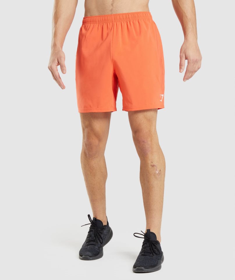 Gymshark Arrival Kurze Hose Herren Orange | 75931JILQ