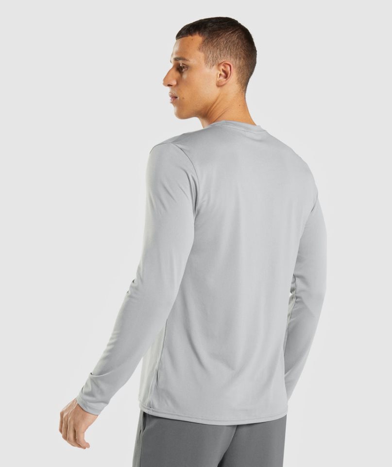 Gymshark Arrival Long Sleeve T-shirts Herren Grau | 24195DCJX