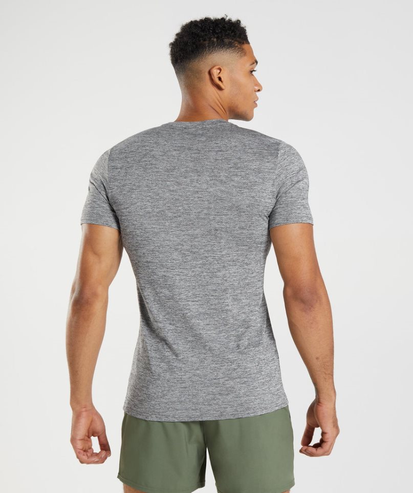 Gymshark Arrival Marl T-shirts Herren Grau | 26537YPWR