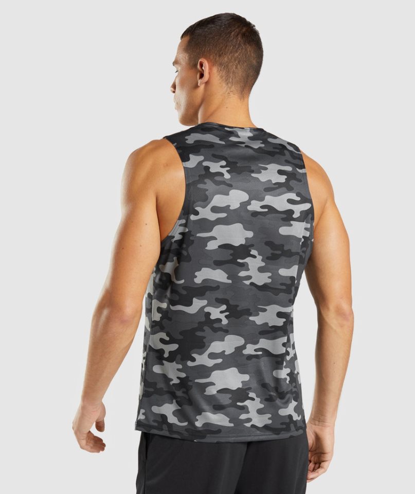 Gymshark Arrival Muskelshirt Herren Camouflage | 45736VCOX