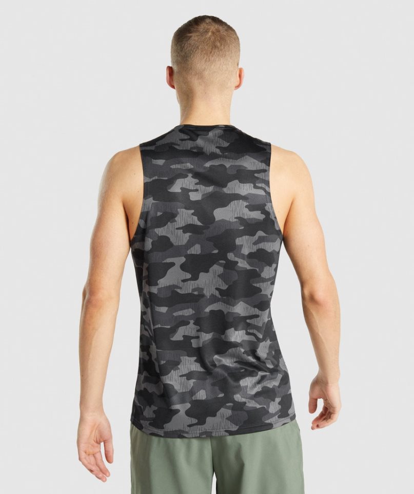 Gymshark Arrival Muskelshirt Herren Camouflage | 67134FCHP