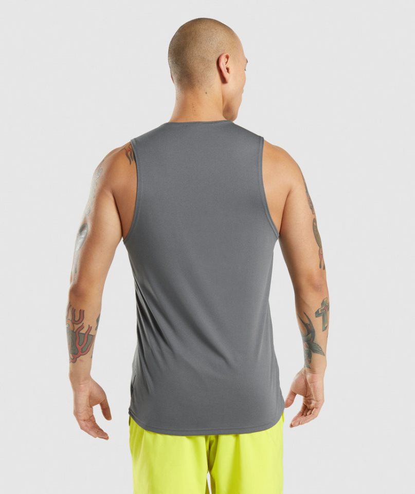 Gymshark Arrival Muskelshirt Herren Grau | 83429NWUT