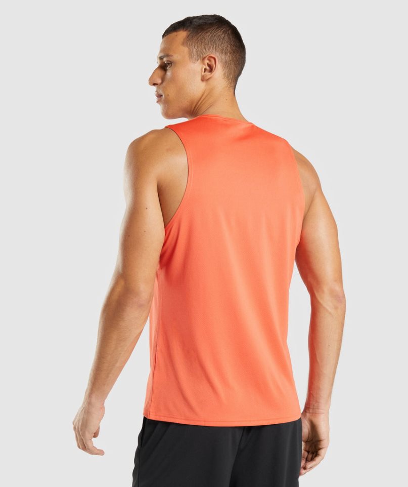 Gymshark Arrival Muskelshirt Herren Orange | 21758CSNV