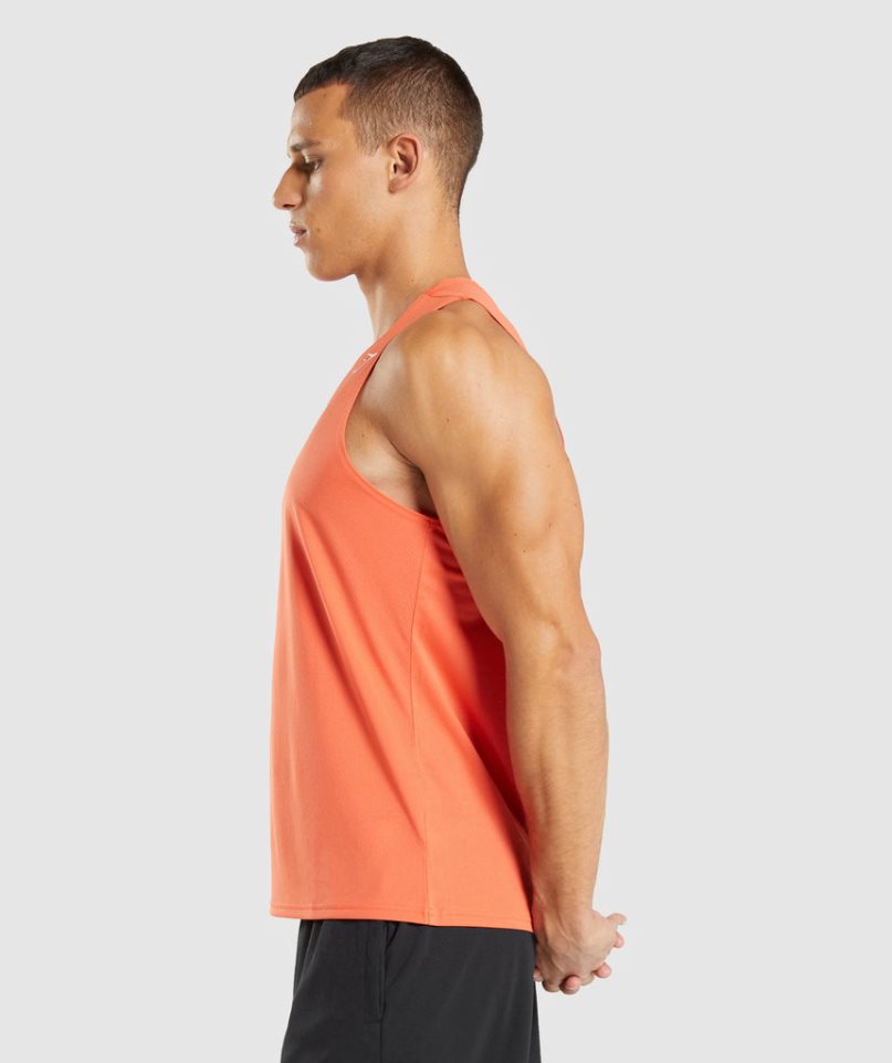 Gymshark Arrival Muskelshirt Herren Orange | 21758CSNV