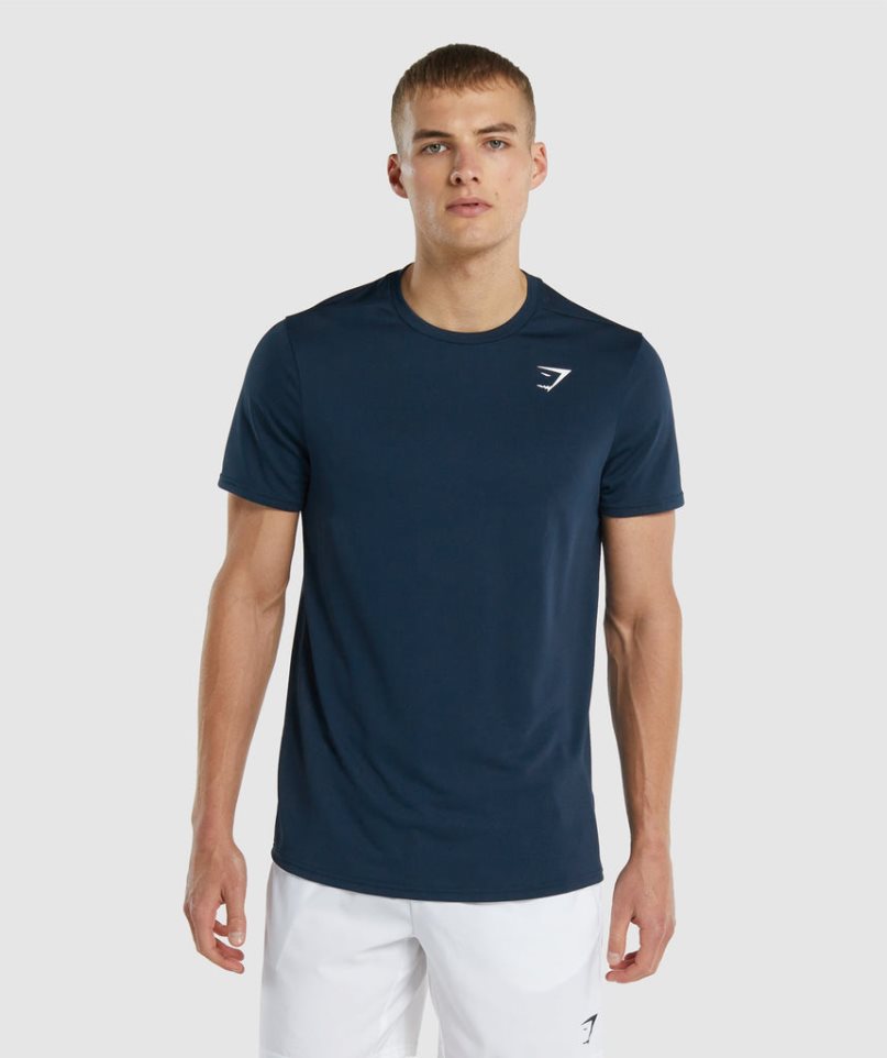 Gymshark Arrival Regular Fit T-shirts Herren Navy | 12095SMAP