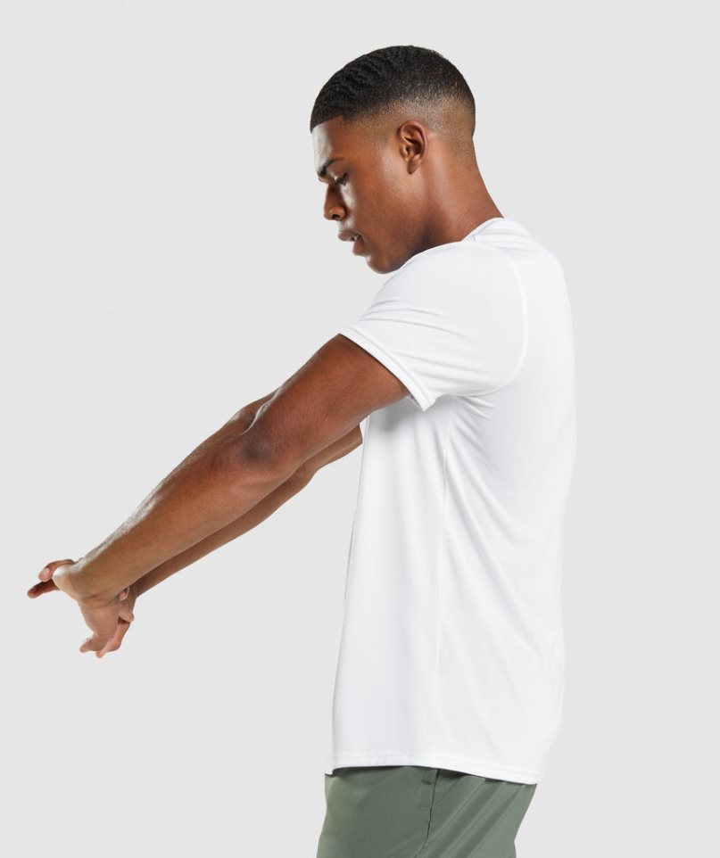 Gymshark Arrival Regular Fit T-shirts Herren Weiß | 29764JWAI