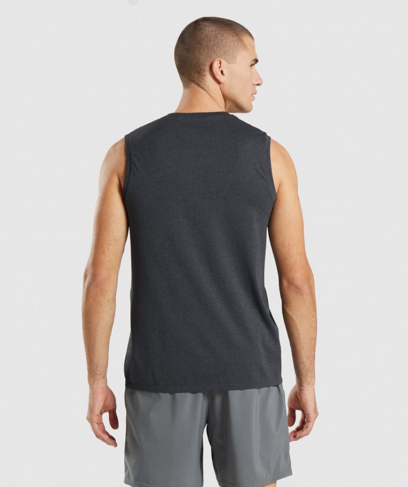 Gymshark Arrival Seamless Muskelshirt Herren Schwarz | 67349ADBN