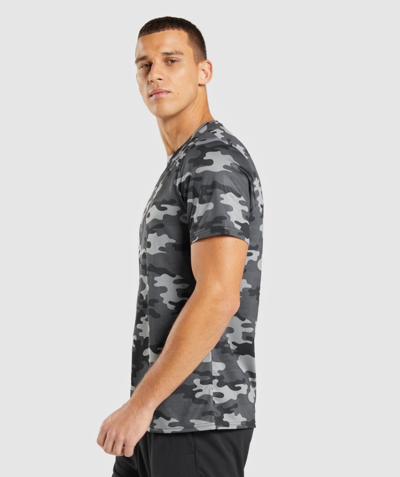 Gymshark Arrival T-shirts Herren Camouflage | 02468EYKO