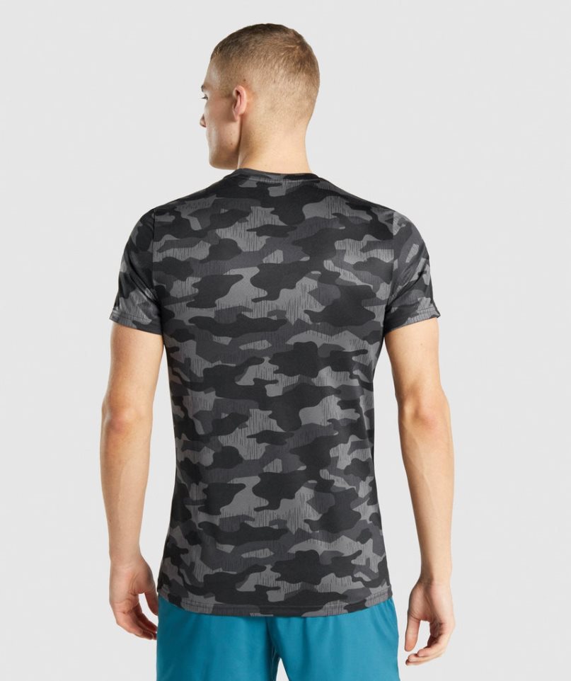 Gymshark Arrival T-shirts Herren Camouflage | 36954ZHBF