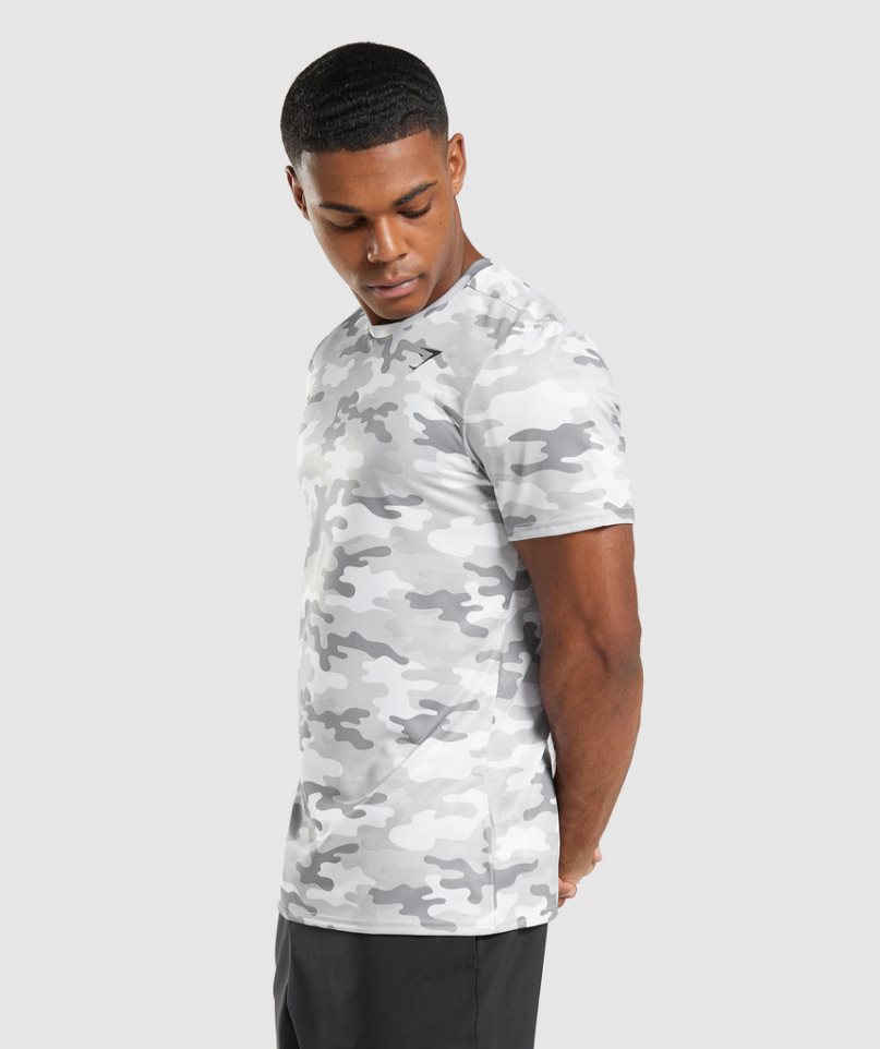 Gymshark Arrival T-shirts Herren Camouflage | 46378CIAL