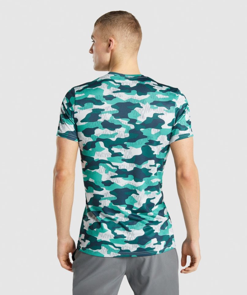 Gymshark Arrival T-shirts Herren Camouflage | 70943BNOS