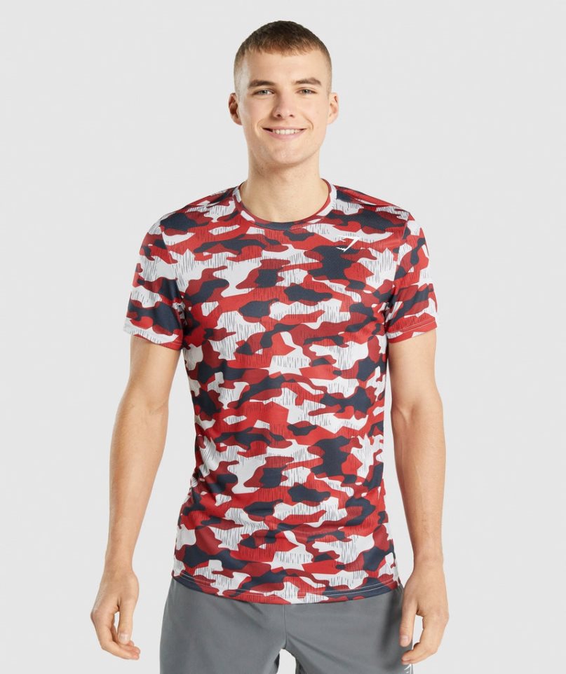 Gymshark Arrival T-shirts Herren Camouflage | 84962OLND