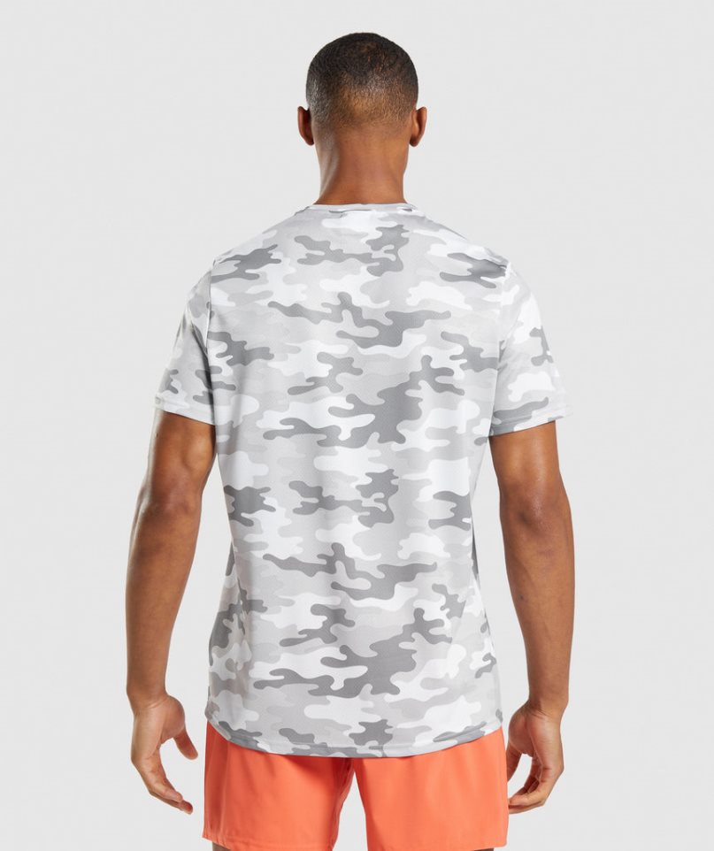 Gymshark Arrival T-shirts Herren Camouflage | 97140JKEY