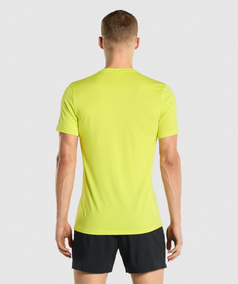 Gymshark Arrival T-shirts Herren Gelb | 76321OJNT