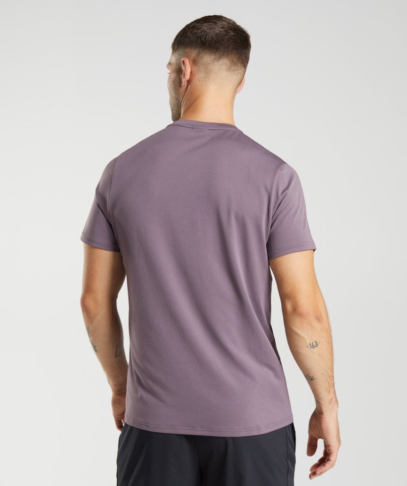 Gymshark Arrival T-shirts Herren Lila | 32170QWZK