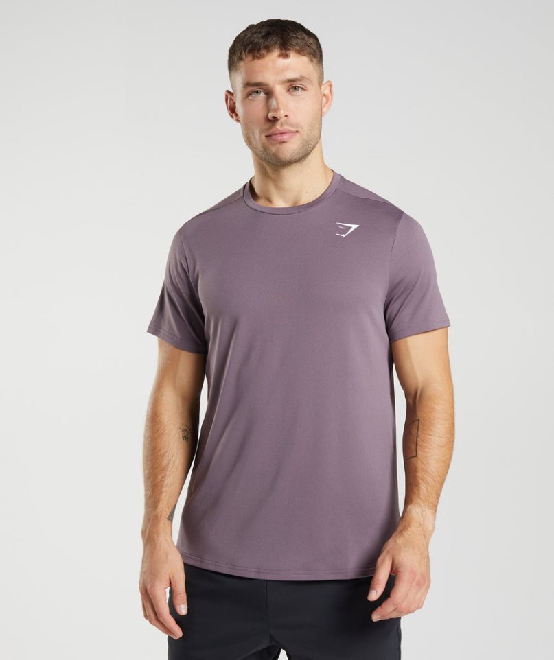 Gymshark Arrival T-shirts Herren Lila | 32170QWZK