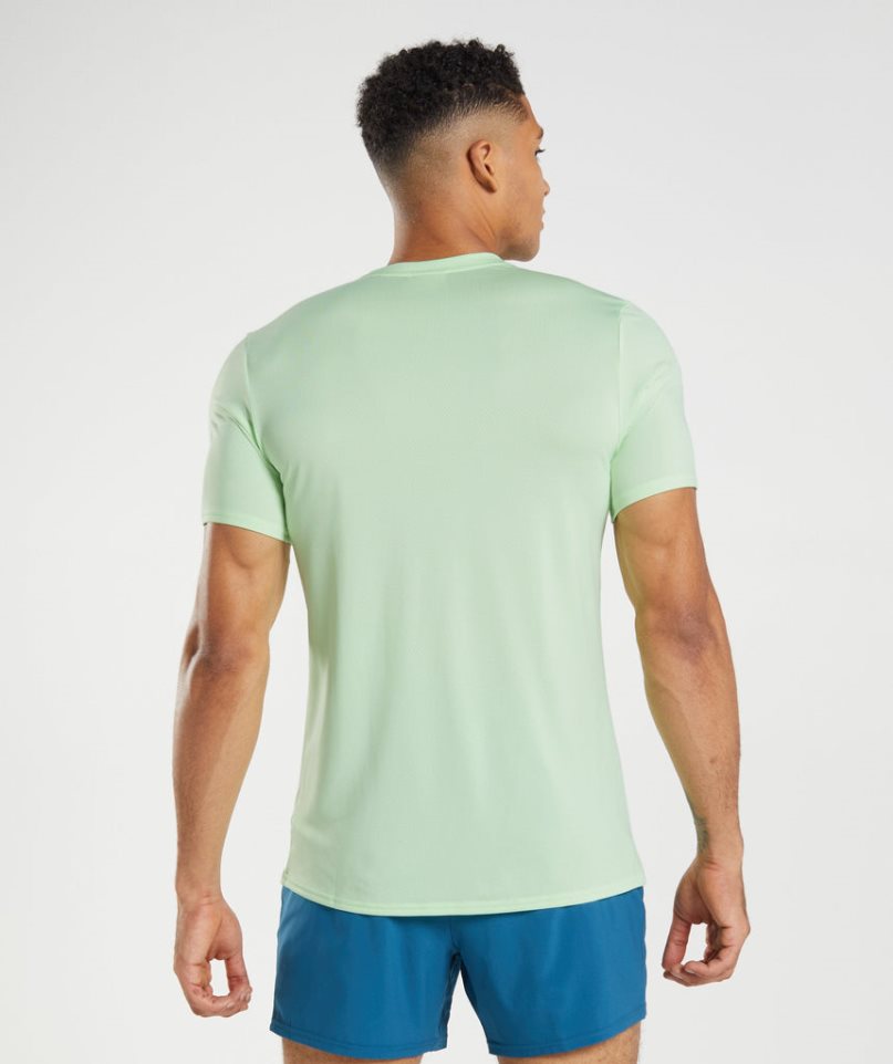 Gymshark Arrival T-shirts Herren Mintfarben | 80243KBXA