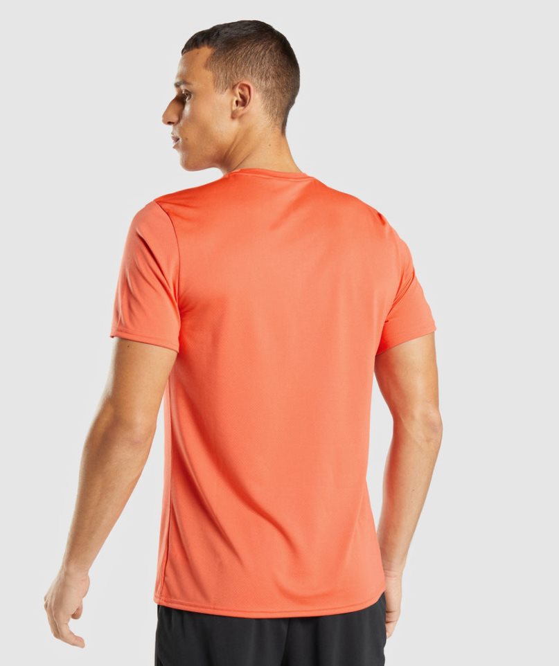 Gymshark Arrival T-shirts Herren Orange | 10274VBTU