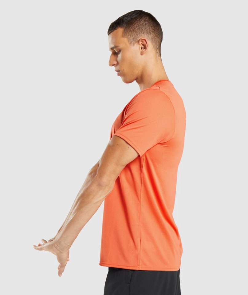 Gymshark Arrival T-shirts Herren Orange | 10274VBTU