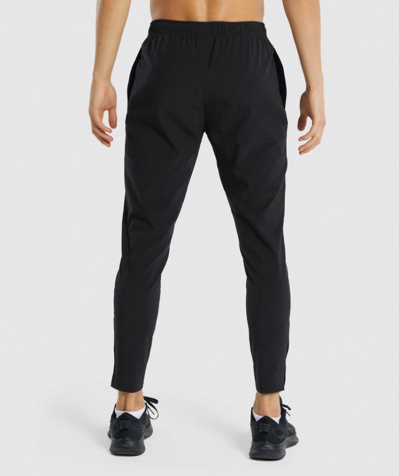 Gymshark Arrival Woven Jogginghose Herren Schwarz | 45872ABXJ