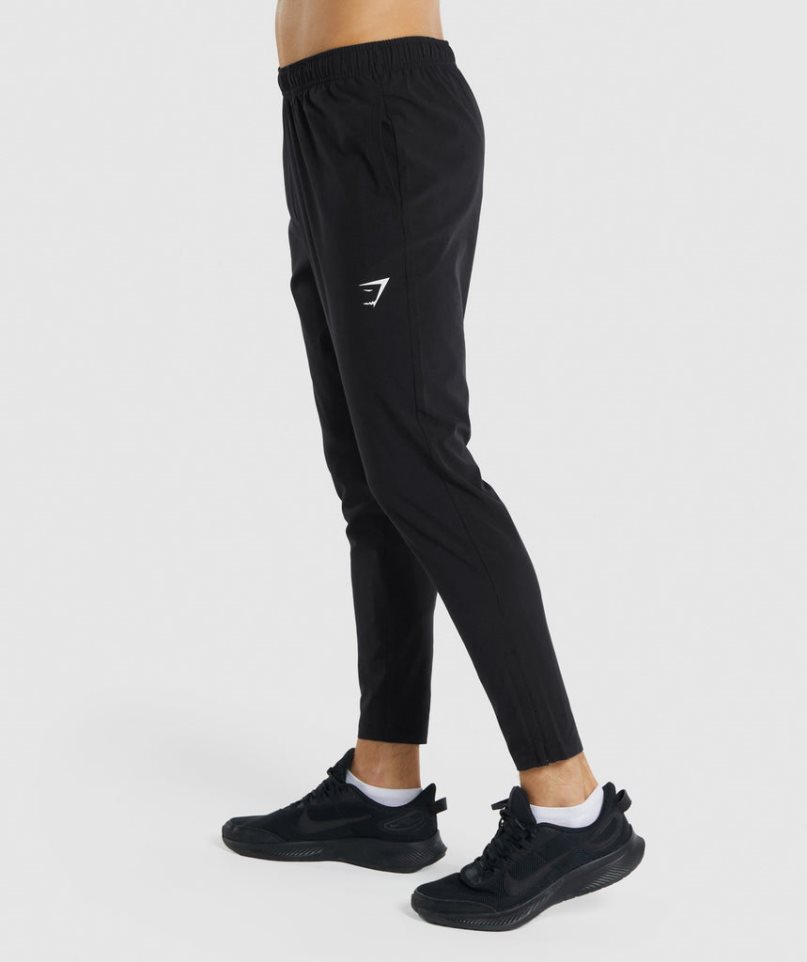 Gymshark Arrival Woven Jogginghose Herren Schwarz | 45872ABXJ