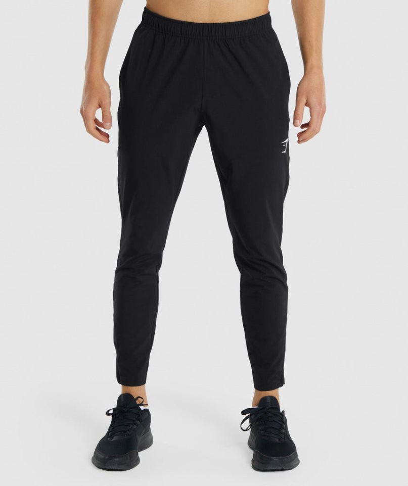 Gymshark Arrival Woven Jogginghose Herren Schwarz | 45872ABXJ