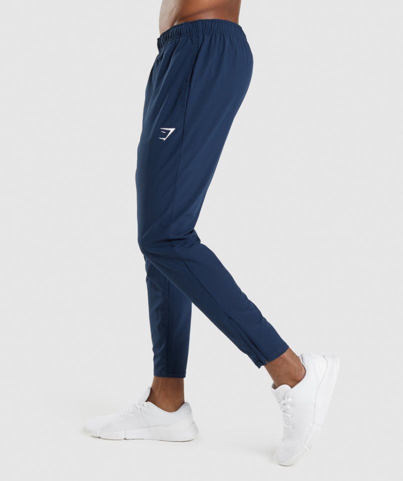 Gymshark Arrival Woven Jogginghose Herren Navy | 94507DREJ