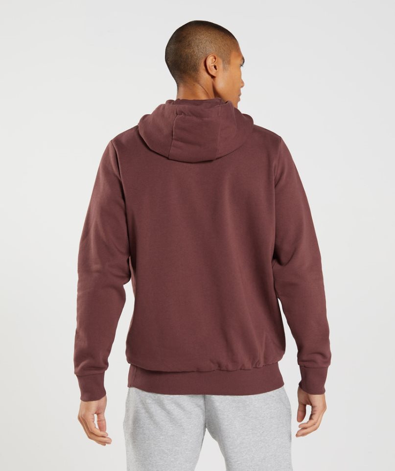 Gymshark Block Hoodie Herren Braun | 29134GVYP